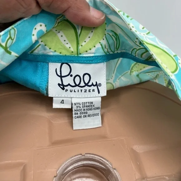 Lilly Pulitzer Pants Size 4 - Atlantis Fish Print - Picture 5 of 6